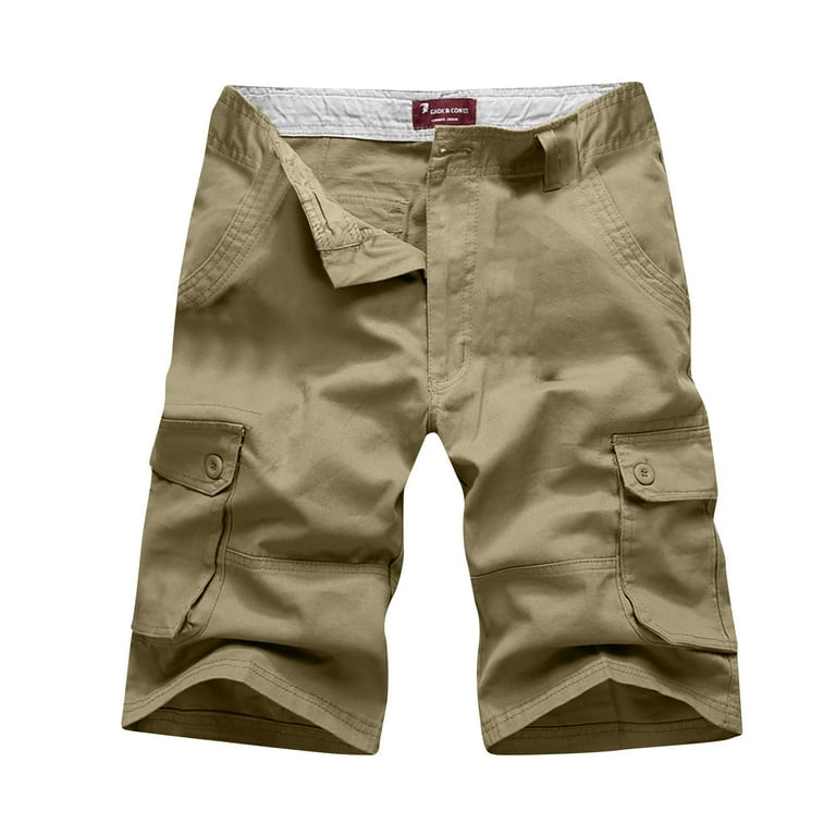 Brglopf Men s Hiking Cargo Shorts Fashion Streetwear Loose Fit