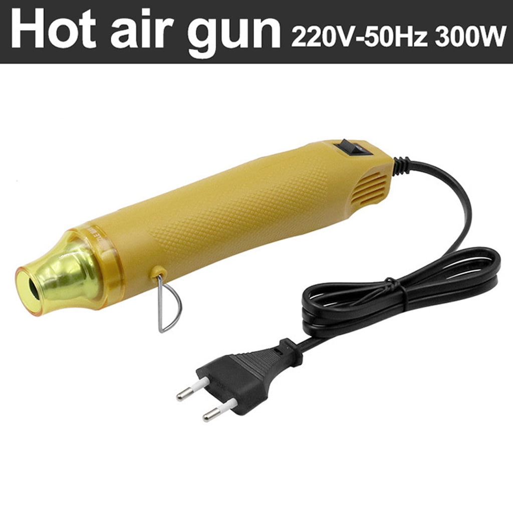 1x Car Vinyl Film Wrapping Tools 220V 300W Electric Heat Gun Hot Air Gun EU Plug 