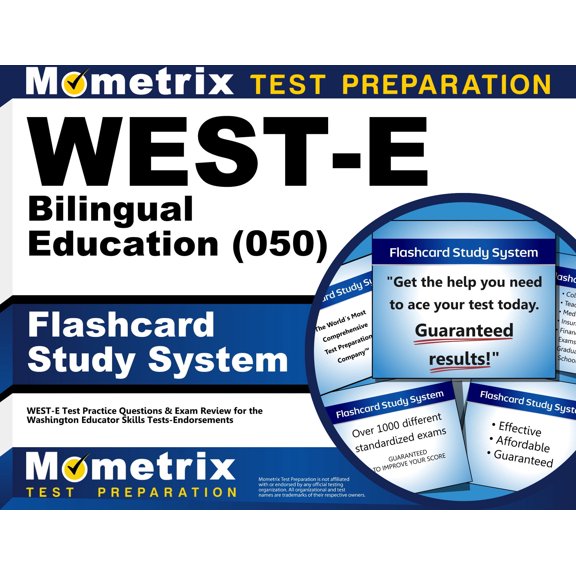 WEST-E Bilingual Education (050) Flashcard Study System: WEST-E Test Practice Questions & Exam Review for the Washington Educator Skills Tests-Endorsements