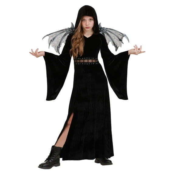 Girl's Winged Reaper Costume