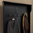 thumbnail image 6 of HOMCOM 3-In-1 Hall Tree Storage Bench and Coat Rack with 5 Steel Double Hooks, and Anti-Topple Anchor for Entryway, Black, 6 of 9