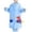 Light Blue, variant on Reflective Dinosaur Rain Poncho for Kids, Waterproof Hooded Raincoat for Kindergarten Boys & Girls, School Rain Wear for Walking & Cycling