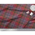 thumbnail image 2 of Soimoi Velvet Fabric Plaid Check Printed Craft Fabric by The Yard 58 Inch Wide, 2 of 3
