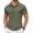 Army Green, variant on COOFANDY Mens Polo Shirt Casual Short Sleeve Button Collared Polo Golf Shirt Pocket Soild Cotton Tees T Shirt