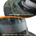 thumbnail image 6 of HOMEYA Mosquito Head Net Hat with Neck Flap Wide Brim Sun Hat Outdoor Hiking Gardening Fishing, Gray Camouflage, 6 of 8