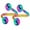Multicolor, variant on Pack Of 2 Nose Rings Punk Safe Material Stainless Steel Nose Ring Stud Hoop for Daily Life