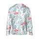 thumbnail image 1 of Balery Tropical Flamingo Sudadera ligera de manga larga con capucha y protección solar UPF 50+ para hombre y mujer, ideal para pesca y running-Medium, 1 of 7