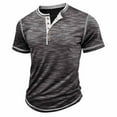thumbnail image 5 of Hvyesh Men’s Henley Shirts Short Sleeve Athletic Button Tee Shirts Summer Lightweight Basic T Shirts, 5 of 9