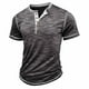 thumbnail image 5 of pstuiky Camisas de manga corta para hombre, Camisa de manga corta con cuello redondo y botones de color liso para hombre camisas casuales para hombre s, 5 of 8