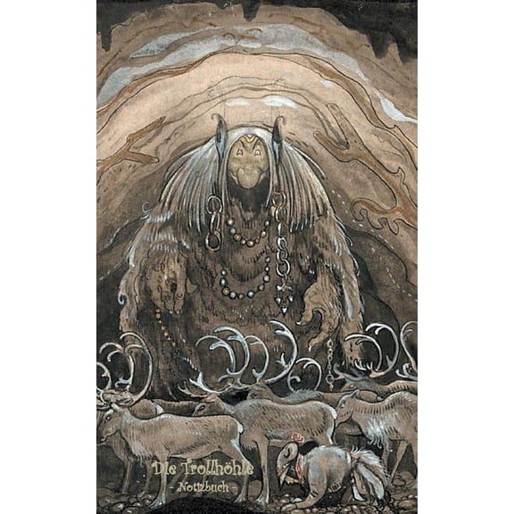 Die Trollhöhle - Notizbuch (Trolle und Goblins): Notebook, Fantasy, Fantasie, Fee, Märchen, Saga, Sage, nordisch, Elfen,, (Paperback)