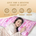 thumbnail image 6 of Cauagu Best Mom ever for Long Body Pillowcase 1 PCS,Soft Long Pillow Cover Decorative Pillow Case Hidden Zipper Closure Pillowcase,NOT Included Pillow (20'' x54''), 6 of 7