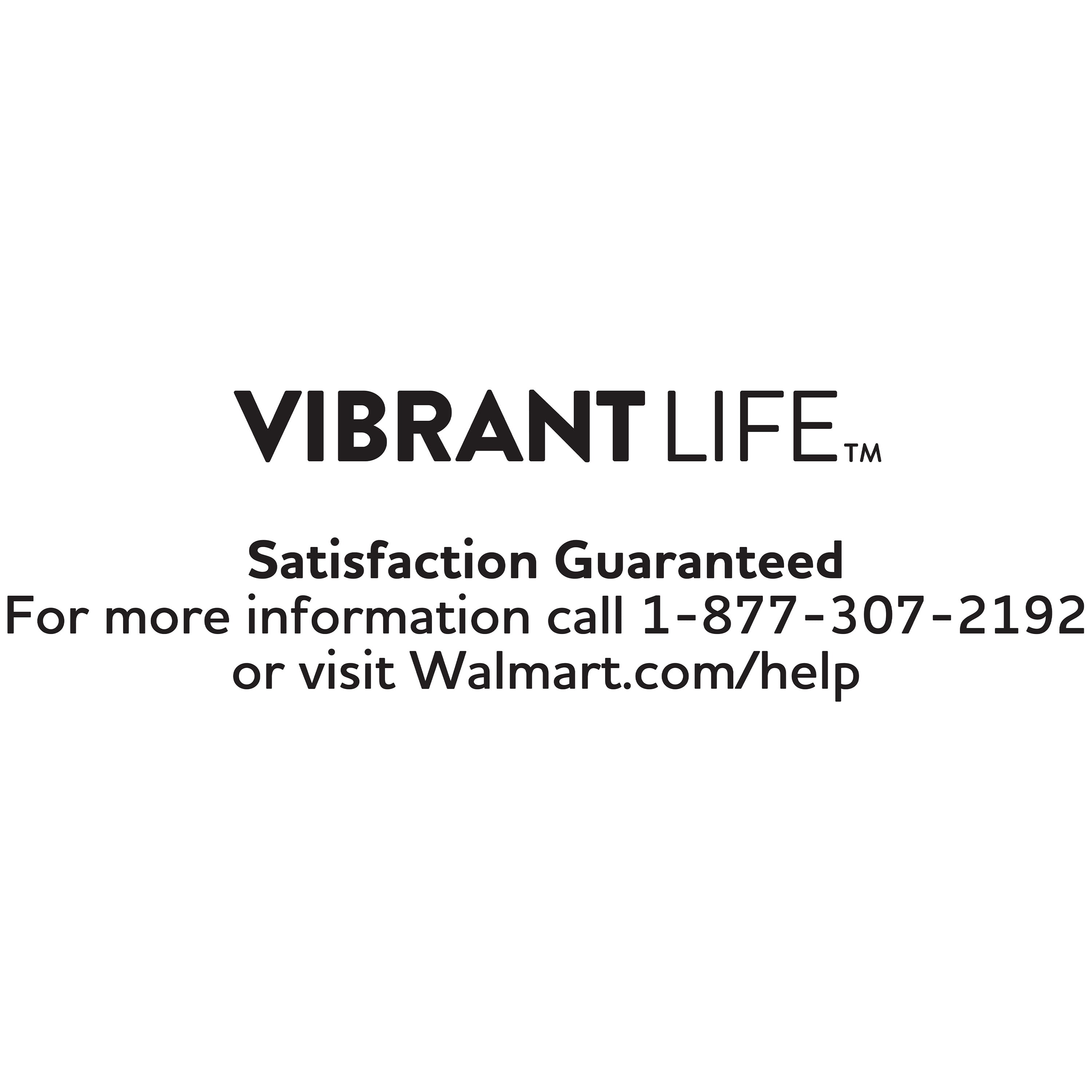 Vibrant Life Large Faux Leather Orthopedic Pet Bed, Tan, 40" x 27"