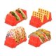 thumbnail image 4 of Juego de 2 soportes para tacos, placa colorida para tacos, bandeja para tacos con forma de coche, soporte para conchas de tacos para fiestas, capacidad para 2 tacos cada uno, muy resistente ER, 4 of 7