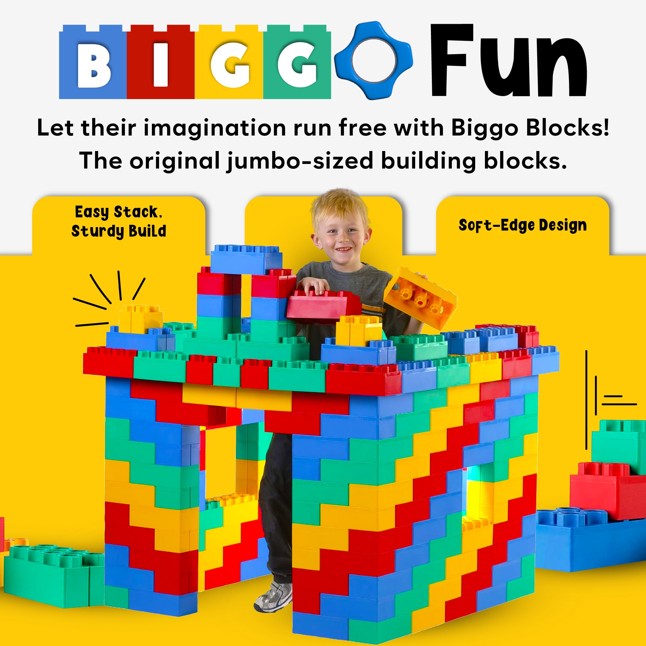 BiggoBlocks Jumbo Blocks — Big Blocks for Kids Australia Ubuy