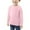 Pink, variant on JTSRKL Kids Girls Fall Sweaters Lightweight Casual Solid Color Long Sleeve Crewneck Knitted Cute Pullover Sweaters Jumper Tops Gray 11-12 Years