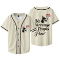 thumbnail image 2 of Peso Pluma Exodo Merch Baseball Jacket Tour Logo V-neck T-shirts Summer Women Men Fashion Short Sleeve Tee, 2 of 5