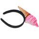 thumbnail image 4 of Diadema para mujer, tocado de helado, diadema divertida, banda para el pelo de fiesta, diadema de Spa para maquillaje, 4 of 4