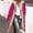 189#Hot Pink, variant on Women's Winter Casual Loose Fashion Color Pocket Zippered Tops Reversible Long Cotton Coat Teddy Coat Long Batwing Sleeve Tops With Pockets