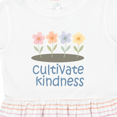 thumbnail image 4 of Inktastic Cultivate Kindness Inspirational Flowers Girls Toddler Dress, 4 of 5