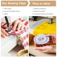thumbnail image 5 of Small Sewing Fabric Clips,48 Pcs Mini Multipurpose Quilt Clips for Quilting Crafts,Assorted Bright Colors with Plastic Box (Multicolored), 5 of 8
