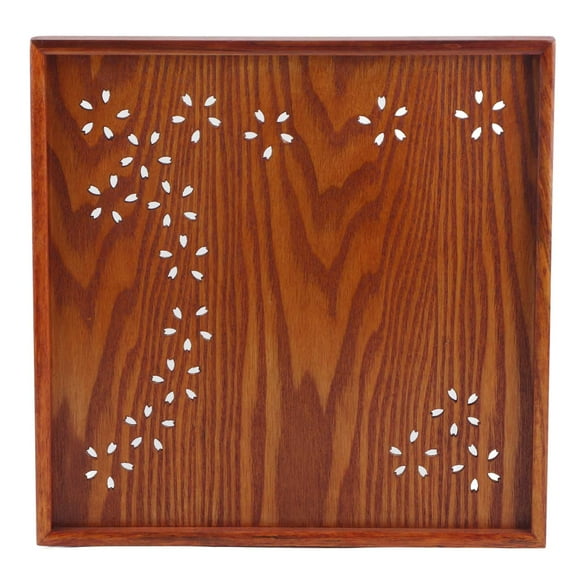 Wooden Tea Tray,Traditional Wooden Tea Plate Wooden Serving Plate Tea Serving Tray Power Packed Performance
