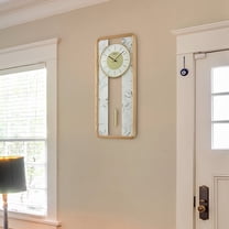 Seiko Bianco Pendulum Wall Clock, Gold QXC246BLH