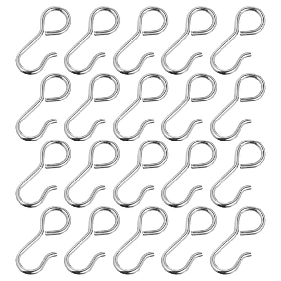 TABLZONE Plated Silver Metal Seat Cover Hooks for Car, Widely Compatible, Durable and Easy Install, 30Pcs