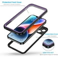 thumbnail image 3 of Phone 14 Case, IP68 Waterproof Dustproof Case with Built-in Screen Protector, Rugged Full Body Shockproof Phone Cover for iPhone 14, 6.1 inch (Black), 3 of 14
