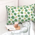 thumbnail image 4 of Sikiie Frogs And Tropical Leaves Pillow Covers, Throw Pillow Case Cushion Covers,Cushion for Bedroom,Couch,Home-20"x30", 4 of 6