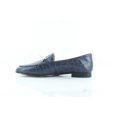 thumbnail image 2 of Sam Edelman Loraine Navy Croc Leather Fashion Rounded Toe Slip On Loafers (Black Bertel, 7.5), 2 of 7