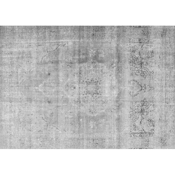 Ahgly Company Indoor Rectangle Persian Gray Traditional Area Rugs, 3' x 5'