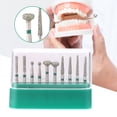 thumbnail image 4 of Fresas de diamante, 10 piezas, fresas de diamante de acero inoxidable para odontología, fresas de diamante dentales ultra sensibles, 4 of 8
