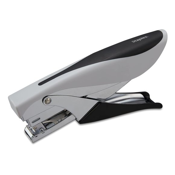 Stapler Staples 814972 17584-Cc Deluxe Hand, negro, gris y plateado