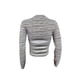 thumbnail image 5 of Camisas Para Mujer Blusas De Punto Casual Manga Larga Cuello Redondo Rayas Tie Dye Print Pullover XBTCLXEBCO Gris;L, 5 of 6