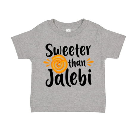 

Sweeter Than Jalebi Toddler T-Shirt 4T Athletic Heather