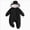 Black, variant on 3-6 Months Infant Baby Boys Girls Winter Romper Hooded Snowsuits Fleece Lined Jumpsuit Warm Outfits Winter Outwear Infant Winter Clothes