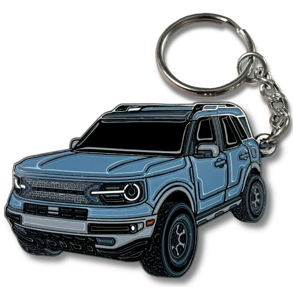 Sport Keychain compatible with Ford Bronco Sport Accessories 2023 2024 4 door Car Key Chain Fob Cover