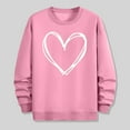 thumbnail image 5 of PNTUTB Casual Crew Neck Long Sleeve Sweatshirts for Men Classic Loose Pullover with Fashion Valentine's Day Print, 5 of 6