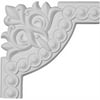 10 1/4"W x 10 1/4"H Foster Running Coin Panel Moulding Corner (matches moulding PML02X00FO)