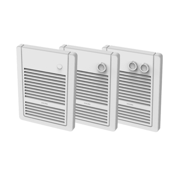 12.25" White Wall Insert Heater Without Control 1500W 240V Walmart