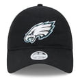 thumbnail image 2 of Women's New Era  Black Philadelphia Eagles  Main Core Classic 2.0 9TWENTY Adjustable Hat, 2 of 6