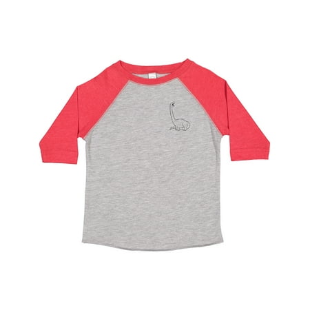 

Inktastic Pocket Dino Roaring Brontosaurus Gift Toddler Boy or Toddler Girl T-Shirt