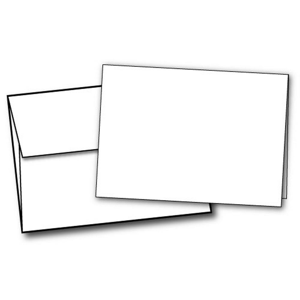 Blank 5" x 7" Heavyweight Greeting Card Set 40 Greeting Card Sets