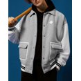 thumbnail image 2 of Niepce Inc Streetwear Baseball Contrast Patch Pocket Fashion Jacket for Men, 2 of 5