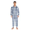 thumbnail image 6 of joogoo Checkered Grid-a3 Unisex Adults Onesies Pajamas Jumpsuits L, 6 of 7