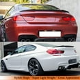 thumbnail image 3 of Carbon Fiber Rear Trunk Spoiler For BMW 6 Series F06 F13 640i 650i M Sport M6 Gran Coupe 2-Door Sedan 4-Door 2012-2018, 3 of 7