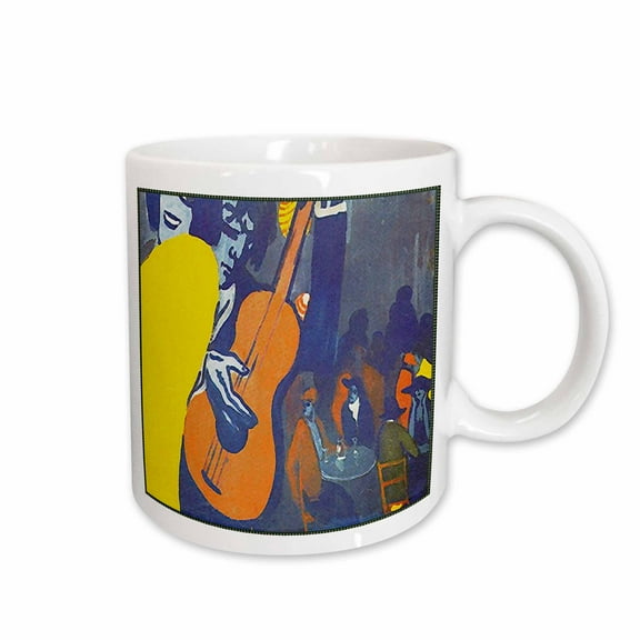 3drose, Salvador Dali Painting Scene in a Cabaret, 15oz Mug
