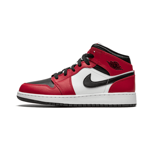 Jordan GRADE SCHOOL Air Jordan 1 Mid GS "Chicago Black Toe" 554725 069 from Stadium Goods
