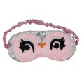 thumbnail image 2 of Máscara de ojos de felpa suave y esponjosa, cubierta de ojos opaca suave, espalda de viaje para niños, 2 of 4