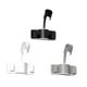 thumbnail image 2 of Matsuzay Fuerte soporte de cabezal de ducha para montaje en pared, cabezal de ducha para baño, contraste de Color Simple Juegos de accesorios de baño negro, 2 of 6